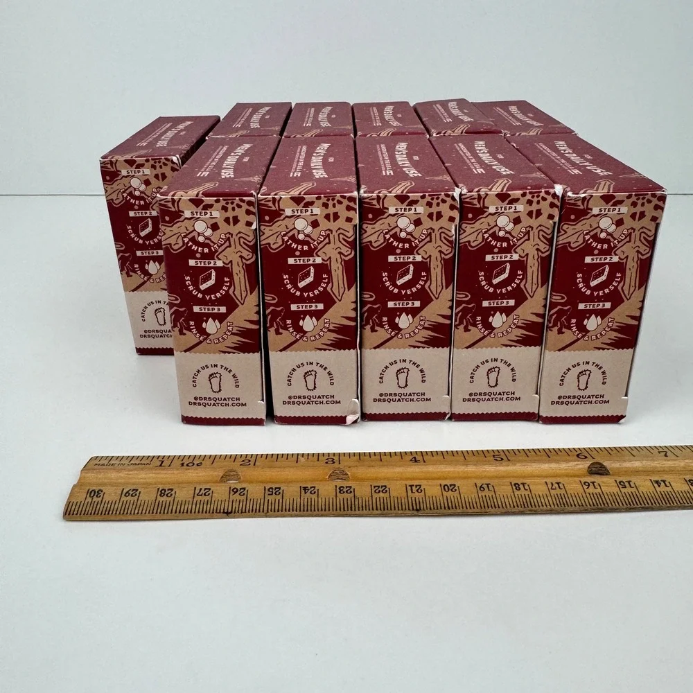 11 New in Box Dr Squatch Frosty Peppermint Mens 5oz Soap Bars Limited Edition